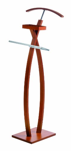 Galán de Noche, Colgador de Pie para Habitacion o Dormitorio, Modelo 23136, Acabado en Madera Color Cerezo, Medidas: 45 cm (Ancho) x 114 cm (Alto) x 34 cm (Fondo) Galán de Noche, Colgador de Pie para Habitacion o Dormitorio, Modelo 23136, Acabado en Madera Color Cerezo, Medidas: 45 cm (Ancho) x 114 cm (Alto) x 34 cm (Fondo)