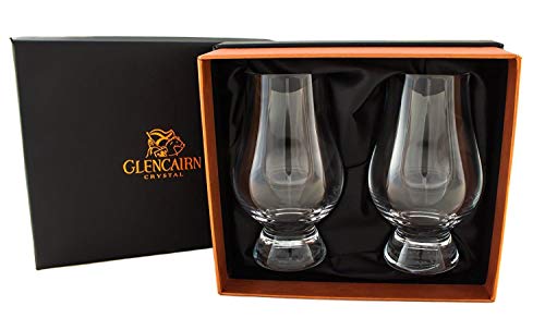 Glencairn Vasos de whisky oficiales de cristal en caja de presentación | Juego de 2