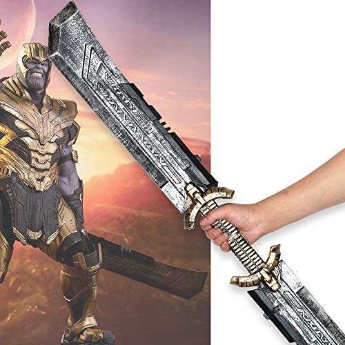 HEROMEN Avengers 4 Thanos Weapon: Cuchillos De Doble Filo,Accesorios De Halloween Cosplay Periféricos,Asshown