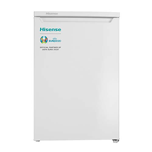 Hisense RR154D4AW2 - Frigorífico una puerta reversible, clase A++, 119 l de capacidad neta, 84.5 cm de alto, silencioso 40dB, 119 litros, Plástico, Blanco