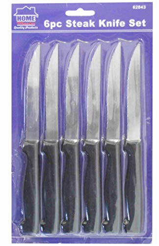Home Master - Juego de cuchillos para carne (6 unidades)