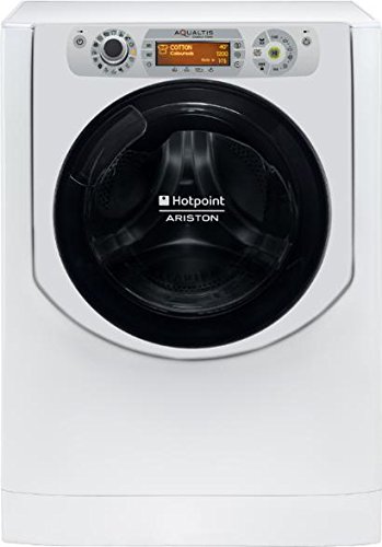 Hotpoint AQD1171D Carga frontal Independiente Plata, Blanco A - Lavadora-secadora (Carga frontal, Independiente, Plata, Blanco, Derecho, Giratorio, Tocar, LCD)