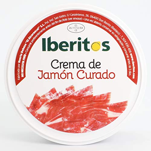 Iberitos - Lata de Crema de Jamon Curado - 250 Gramos