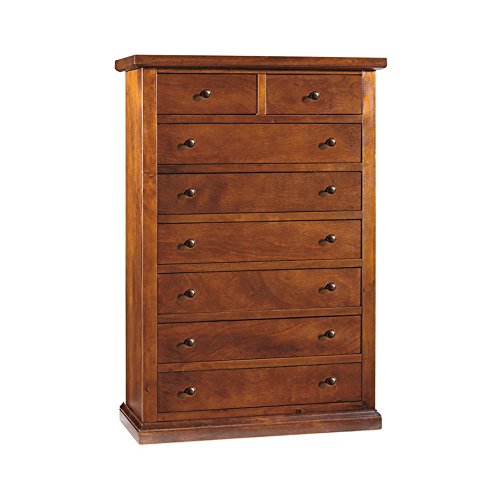 InHouse srls Cómoda, Estilo Clasico, en Madera Maciza y MDF con Acabado Nogal Pulido - Medidas 87 x 45 x 127 … InHouse srls Cómoda, Estilo Clasico, en Madera Maciza y MDF con Acabado Nogal Pulido - Medidas 87 x 45 x 127 …