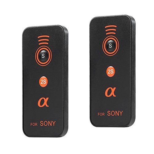 IR Control Remoto - SODIAL(R)Control remoto por infrarrojos inalambrico para Sony Series II a7, a7, A7R, A7S, A6000, A33, A55, A65, A77, A99, A900, A700, A580, A560, A550, A500, A450, A390, A380 , A330, A230 y Camaras DSLR y NEX-7, NEX-6 NEX-5T Camara Com
