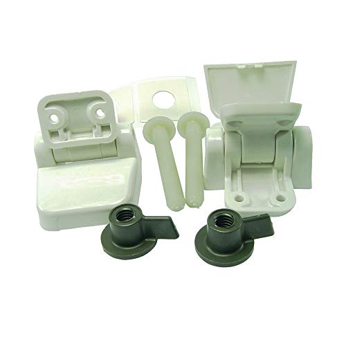 Jabsco 29098-2000, conjunto de bisagras, tamaño regular asiento de madera/tapa Jabsco 29098-2000, conjunto de bisagras, tamaño regular asiento de madera/tapa
