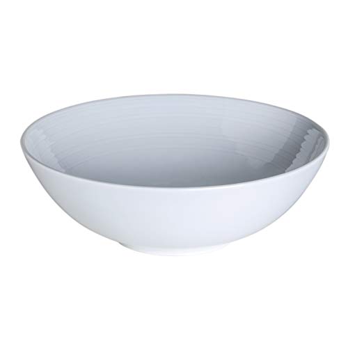 Kahla Nature - Cuenco de porcelana para servir ensalada (21 cm, 1,3 L), color blanco