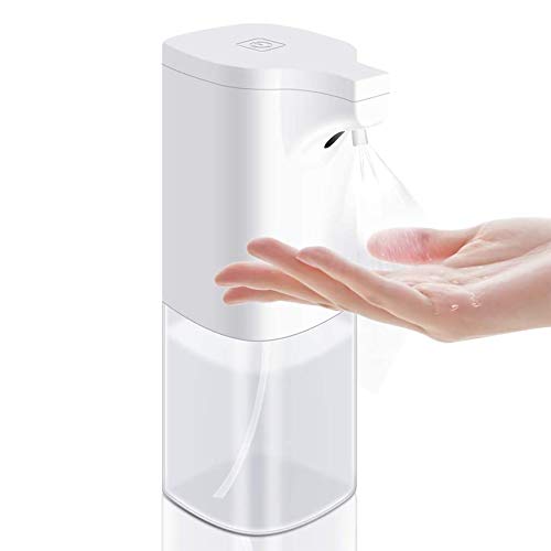 laxikoo Dispensador Automático de Alcoholsin, Dispensador Automático de Alcohol con Sensor, Rociador de líquido sin Contacto para el hogar 350ml, para el hogar, la Oficina, el Hotel, el Hospital