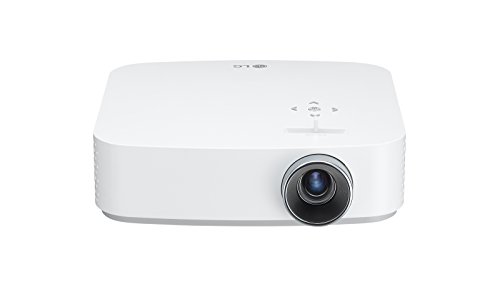 LG CineBeam PF50KS - Proyector TV con SmartTV webOS 3.5 y batería integrada (hasta 100", autonomía 2,5 horas, fuente LED, 600 lúmenes, 1920 X 1080) Color Blanco