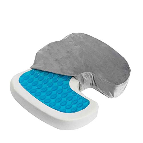 LYLN Cojín de Asiento Mejorado - Reforzada con Gel Cojín del Asiento Ayuda a la ciática y Dolor en el Hueso de la Cola - Cojín de Alivio para el Dolor de Espalda LYLN Cojín de Asiento Mejorado - Reforzada con Gel Cojín del Asiento Ayuda a la ciática y Dolor en el Hueso de la Cola - Cojín de Alivio para el Dolor de Espalda