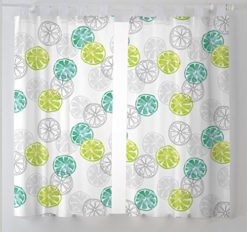 Martina Home Lemon Cortinas Visillo para Cocina, Tela, Amarillo, 100 x 140 cm (Pack 2 Unidades) Martina Home Lemon Cortinas Visillo para Cocina, Tela, Amarillo, 100 x 140 cm (Pack 2 Unidades)