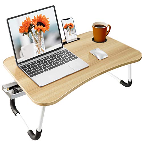 Mesa Ordenador Portátil Multifunción Lapdesk, Mesa para Cama o Sofa , Mesa Plegable para Ordenador Portátil(60*40*28CM)