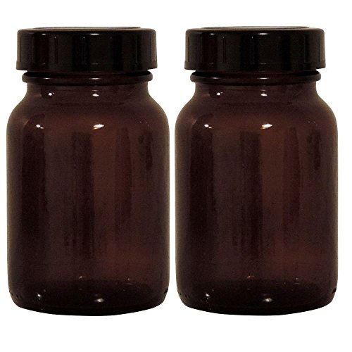 Mikken Juego de 2 tarros de farmacia de 250 ml, incluye tapón de rosca y etiquetas, fabricado en Alemania Mikken Juego de 2 tarros de farmacia de 250 ml, incluye tapón de rosca y etiquetas, fabricado en Alemania