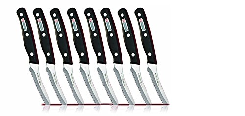 Miracle Blade - Juego de 8 cuchillos de carne + 1 cuchillo Slicer de forma gratuita