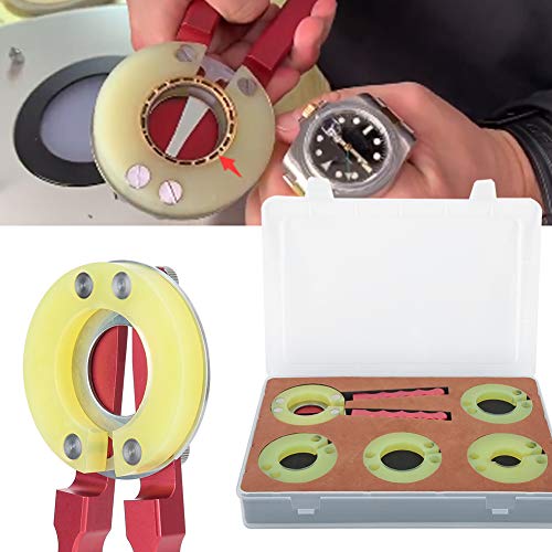 Nannday Reloj abridor de Anillo de Bisel, Extractor de Anillo de Cubierta de Reloj Profesional con Anillo de Bisel de Reloj de Goma elástica para reparación de Reloj Uso de relojero(6 Piezas) Nannday Reloj abridor de Anillo de Bisel, Extractor de Anillo de Cubierta de Reloj Profesional con Anillo de Bisel de Reloj de Goma elástica para reparación de Reloj Uso de relojero(6 Piezas)