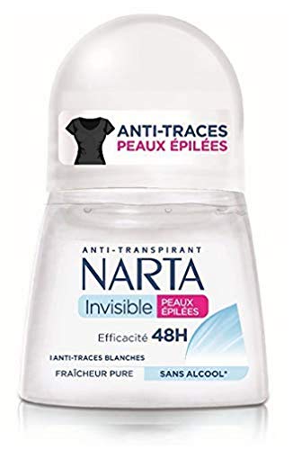 Narta anti-transpirant Invisible pieles epilées redonda 50 ml