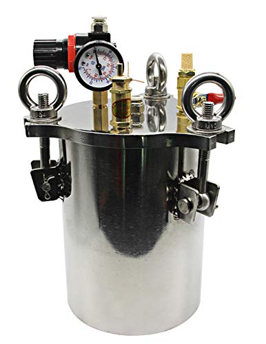 NEWTRY Dispensador de acero inoxidable de 60 L con depósito de presión de acero al carbono, cubo de dispensador de fluidos, 1 L/2 L/3 L/.100 L, se puede personalizar (60 L, acero inoxidable 304)