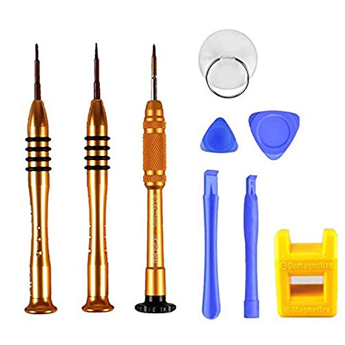 oGoDeal Juego de destornilladores: Phillips PH000 de 1,5 mm, de cinco puntas (pentalobular) P2 de 0,8 mm y de tres puntas Y000 de 0,6 mm para Apple iPhone, kit de herramientas para iPhone oGoDeal Juego de destornilladores: Phillips PH000 de 1,5 mm, de cinco puntas (pentalobular) P2 de 0,8 mm y de tres puntas Y000 de 0,6 mm para Apple iPhone, kit de herramientas para iPhone