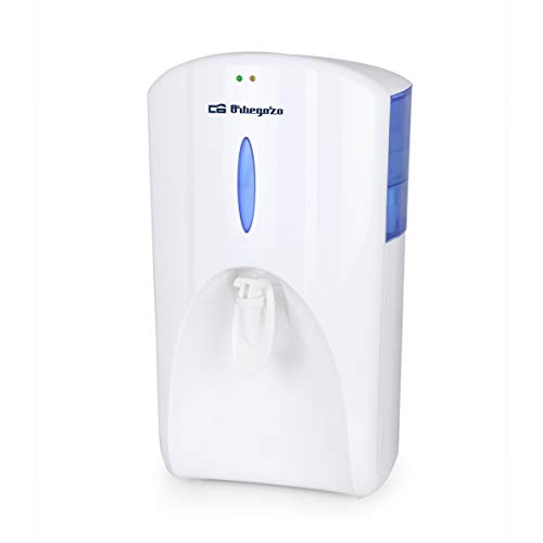 Orbegozo DA 5650 - Dispensador de agua, filtro de carbón para purificar el agua, depósito total de 8 litros y refrigerada de 0.8 litros, 65 W de potencia Orbegozo DA 5650 - Dispensador de agua, filtro de carbón para purificar el agua, depósito total de 8 litros y refrigerada de 0.8 litros, 65 W de potencia