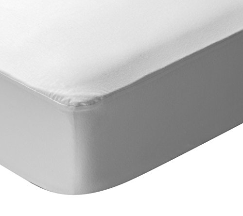 Pikolin Home - Protector de colchón punto, 100% algodón, impermeable y transpirable, 60x120cm-Cuna (Todas las medidas)