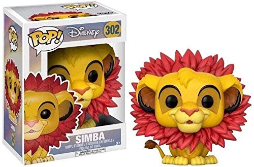 Pop: Figura coleccionable del Rey León Simba Hoja de Melena de Dibujos Animados Pop: Figura coleccionable del Rey León Simba Hoja de Melena de Dibujos Animados