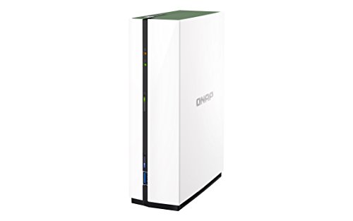 QNAP TS-128A NAS Mini Tower Ethernet Blanco Servidor de Almacenamiento - Unidad Raid (Unidad de Disco Duro, Serial ATA III, 3.5", FAT32,Hfs+,NTFS,ext3,ext4, Realtek, RTD1295)