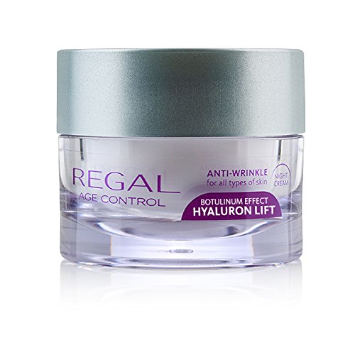 Regal Age Control - Crema de noche antiarrugas, Botox Effect, Hyaluron Lift