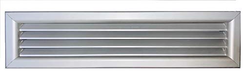 Rejilla de ventilación de aluminio y aire caliente frío, difusor de 500 x 150 cm