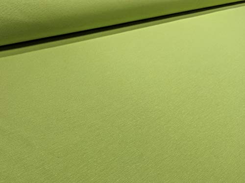 RIVERO Tejidos. Tejido de loneta Lisa en Color Verde Lima nº 601 con 280 cm de Ancho. Se Vende por Metros. Ideal para la confección de Cortinas, Cojines.