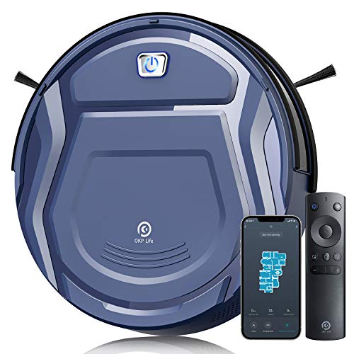 Robot Aspirador, Aspirador Robot 2100Pa 100 Min Autocargado Aspiradora Robot con Tecnología Sensor de Detecta Obstáculos Aspiradoras Robot Cepillos Antienredos, WiFi/Alexa/Approbot limpiacristales Robot Aspirador, Aspirador Robot 2100Pa 100 Min Autocargado Aspiradora Robot con Tecnología Sensor de Detecta Obstáculos Aspiradoras Robot Cepillos Antienredos, WiFi/Alexa/Approbot limpiacristales