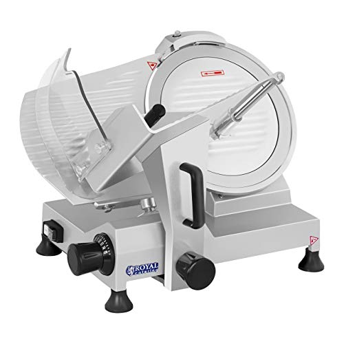 Royal Catering Cortadora De Fiambre RCAM-300 (44 x 57 x 42 cm, 250 W, Espesor de corte 0-15 cm, Tamaño de la cuchilla Ø 300 mm, Unidad de afilado, Acero inoxidable) Royal Catering Cortadora De Fiambre RCAM-300 (44 x 57 x 42 cm, 250 W, Espesor de corte 0-15 cm, Tamaño de la cuchilla Ø 300 mm, Unidad de afilado, Acero inoxidable)