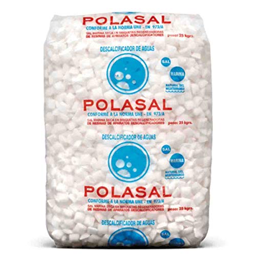 Sal descalcificador agua pastillas saco 25 kg vivienda (Saco de 25 Kg)