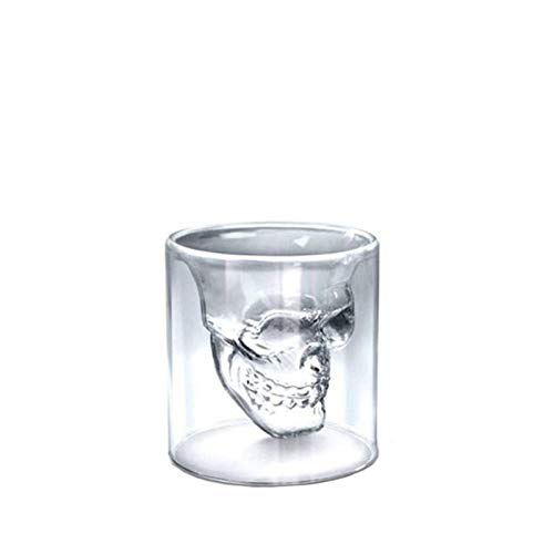 SASCD Botella 125ML 350ML de 550 ml de Vodka Botellas 1000ML del cráneo gótico Creativo Vino Vodka Jarra de Cristal de la garrafa (Color : 150ml)