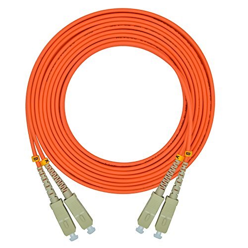 SC a SC 50/125 - Cable de Conexión de Fibra óptica Dúplex multimodo 35m 3.0mm