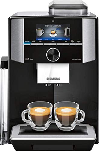 Siemens TI955F09DE - Cafetera (Independiente, Cafetera combinada, 2,3 L, Molinillo integrado, 1500 W, Negro, Plata)