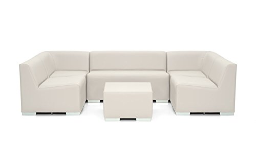 Sinergia Contract CONJUNTO DE EXTERIOR. Modelo IBIZA. Modular tapizado polipiel náutica blanca. Sinergia Contract CONJUNTO DE EXTERIOR. Modelo IBIZA. Modular tapizado polipiel náutica blanca.