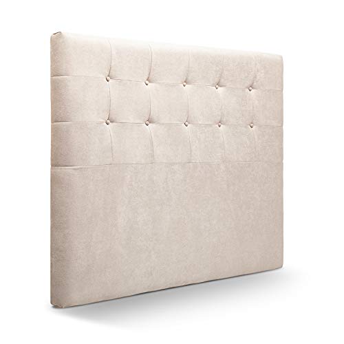 SUENOSZZZ-ESPECIALISTAS DEL DESCANSO Cabeceros de Cama 105 cm. Cabezales de Cama Acolchado Zurich. Cabezal tapizado ACUALINE limpiafacil. Cabeceros de Cama Matrimonio. Color Beige