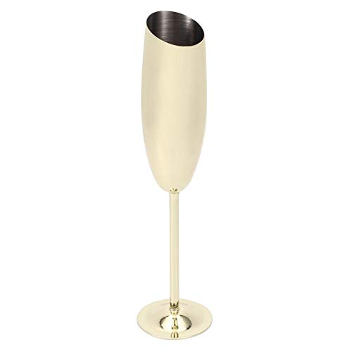 Suministros de barra de vidrio de cóctel de copas de champán de acero inoxidable de 200 ml