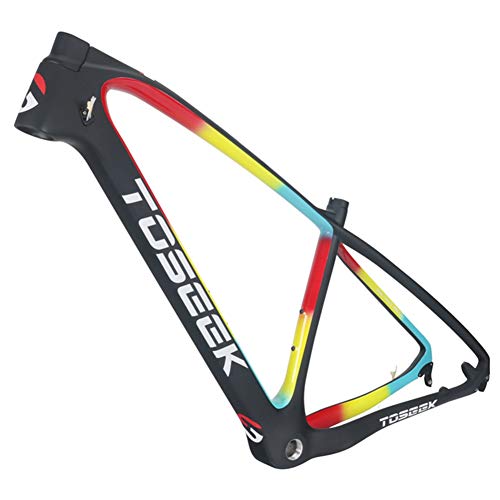 T800 Marco de MTB de fibra de carbono completo Revestimiento brillante semi-medio Marco de montaña Freno de disco de 29 pulgadas Piezas de bicicleta Cuadro de carbono 15 "/ 17" / 19 '',29*19inch T800 Marco de MTB de fibra de carbono completo Revestimiento brillante semi-medio Marco de montaña Freno de disco de 29 pulgadas Piezas de bicicleta Cuadro de carbono 15 "/ 17" / 19 '',29*19inch