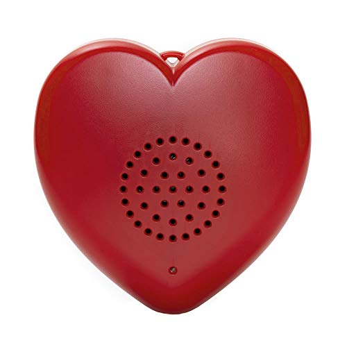 Talking Products, reproductor MP3 Talking Heart para juguetes de peluche y regalos, 8 minutos de mensajes grabables, ositos de peluche y recuerdo personalizado de latidos del corazón del bebé