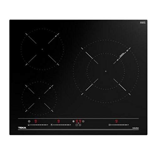 Teka - Placa de inducción Multislider de 60cm con 3 zonas de cocción - Negro - 5.8 x 60 x 51 Teka - Placa de inducción Multislider de 60cm con 3 zonas de cocción - Negro - 5.8 x 60 x 51