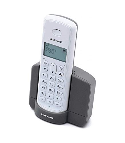 Telefono Fijo Inalambrico Daewoo - Telefono DECT - Telefono para Mayores - Inalámbrico, Identificador de LLamadas, Agenda 50 Números de Teléfono, Memoria de LLamadas, 10h Autonomía, Tecnologia GAP, Bl Telefono Fijo Inalambrico Daewoo - Telefono DECT - Telefono para Mayores - Inalámbrico, Identificador de LLamadas, Agenda 50 Números de Teléfono, Memoria de LLamadas, 10h Autonomía, Tecnologia GAP, Bl