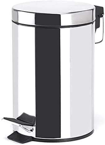 TIENDA EURASIA® Cubo de Basura con Pedal de Cocina, Acero Inoxidable, Acabado Cromado Brillante. Disponible en Varios tamaños. Ideal para Cocina, Baño, Salón. (20L) TIENDA EURASIA® Cubo de Basura con Pedal de Cocina, Acero Inoxidable, Acabado Cromado Brillante. Disponible en Varios tamaños. Ideal para Cocina, Baño, Salón. (20L)