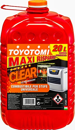 Toyotomi 1 Bidón isoparafina Clear 20 litros, rojo