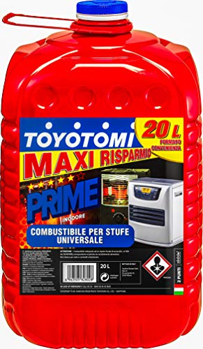 Toyotomi PRIME20L Primas Combustible Para Estufa Zibro, 20 Litros, Aromáticos <0,00080%