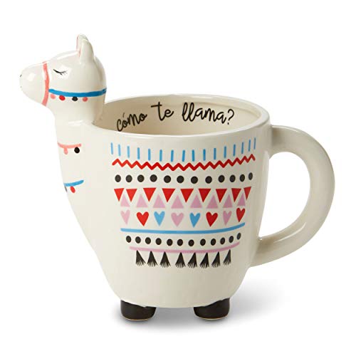 Tri-coastal Design - Taza de té/café con Tema de Animales Divertidos: Taza de Regalo de cerámica Hermosa (Llama) Tri-coastal Design - Taza de té/café con Tema de Animales Divertidos: Taza de Regalo de cerámica Hermosa (Llama)
