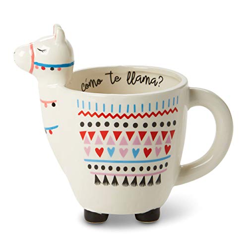 Tri-coastal Design - Taza de té/café con Tema de Animales Divertidos: Taza de Regalo de cerámica Hermosa (Llama)