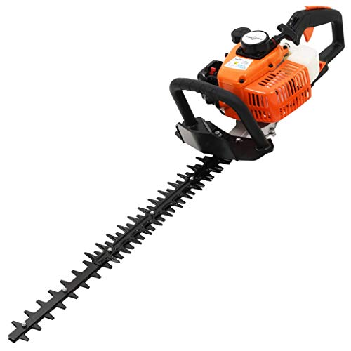 vidaXL Cortasetos Gasolina 722 mm Naranja y Negro Maquinaria Jardinería Patio vidaXL Cortasetos Gasolina 722 mm Naranja y Negro Maquinaria Jardinería Patio