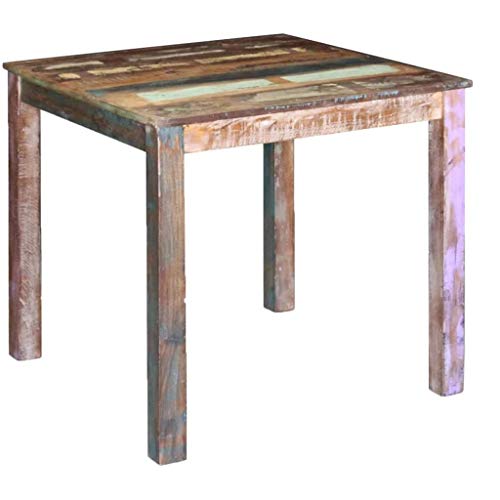vidaXL Mesa de Comedor Vintage Madera Reciclada Maciza Hecha a Mano 80x82x76 cm vidaXL Mesa de Comedor Vintage Madera Reciclada Maciza Hecha a Mano 80x82x76 cm