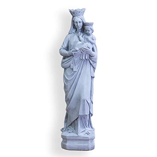Virgen del Carmen, Piedra Artificial, 80cm